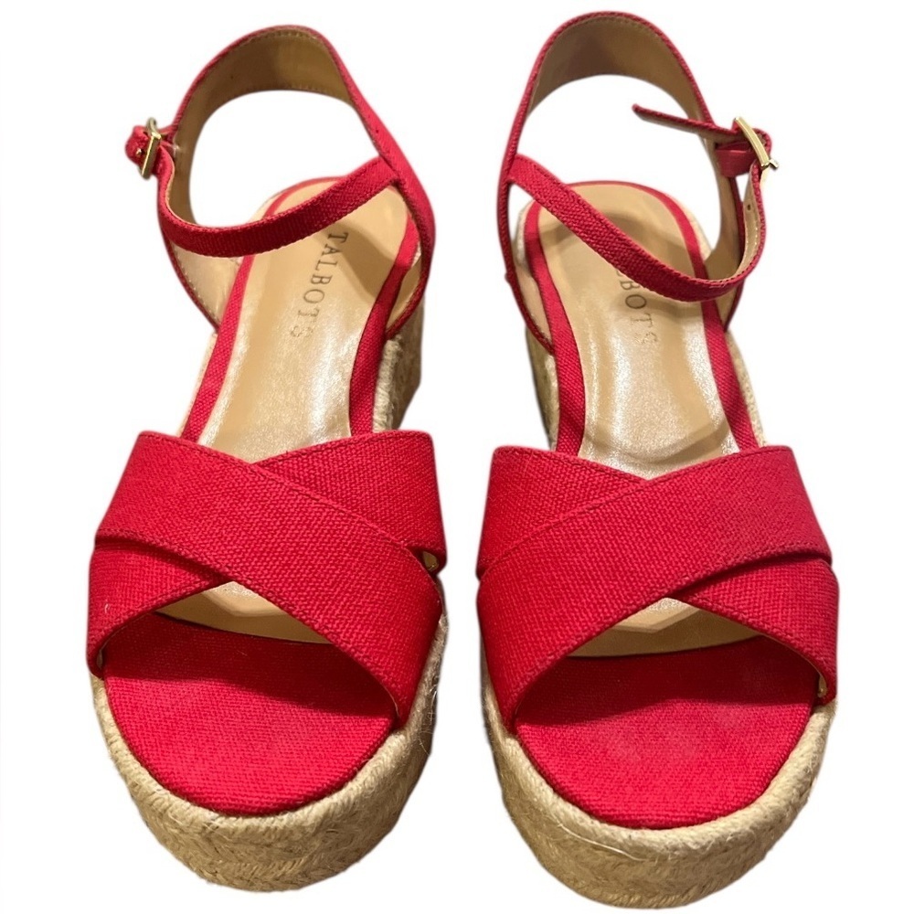 Talbots RED Strappy Sandals